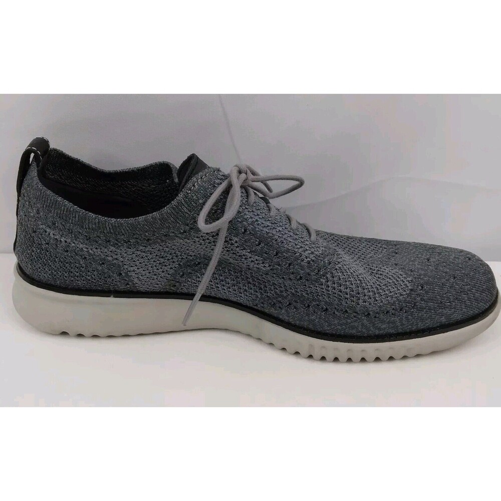 Cole Haan 2.ZeroGrand Stitchlite Gray Wingtip Oxfords Mens Size 11 M - Picture 8 of 12